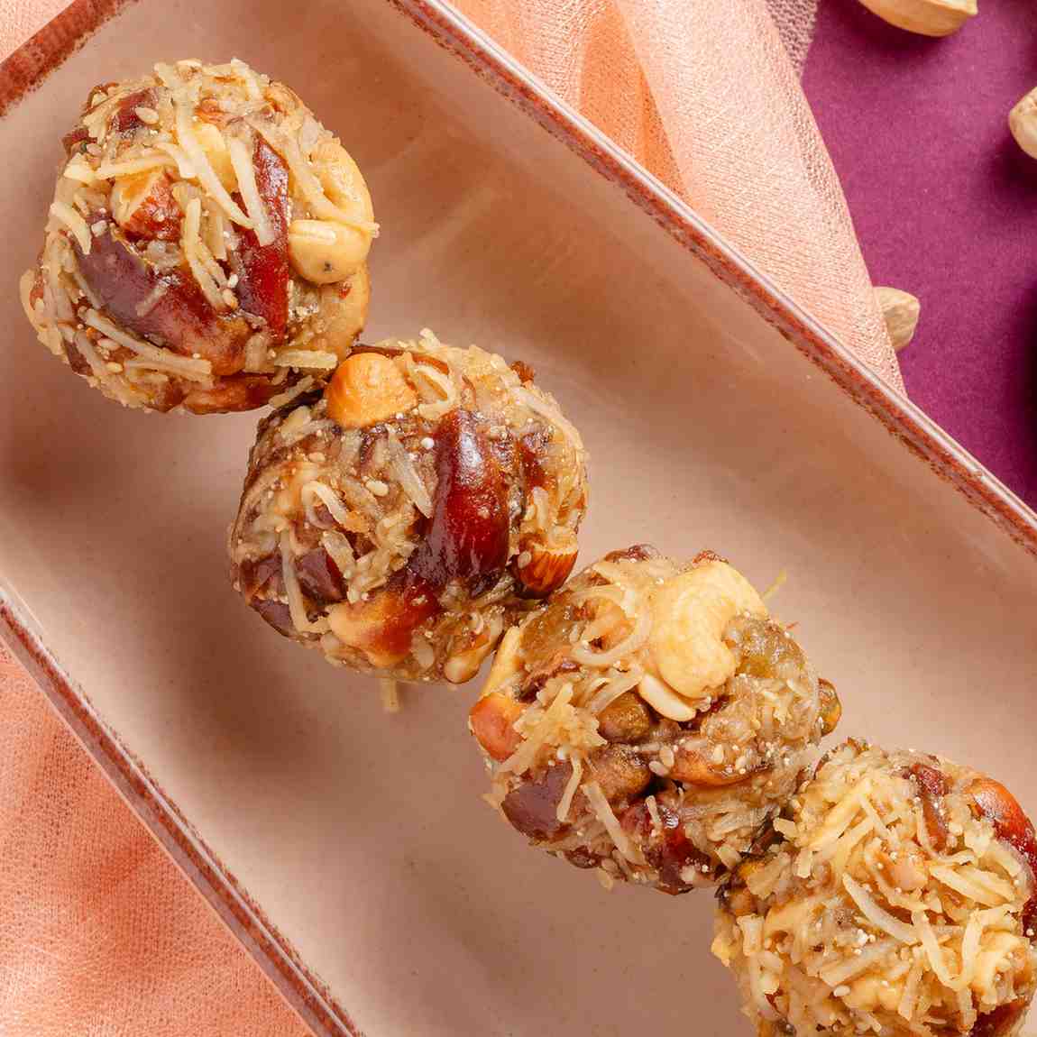 Buy nutty healthy Dry Fruit Ladoo online from World of Mysore Pak — with dried fruits, ghee for a wholesome treat.