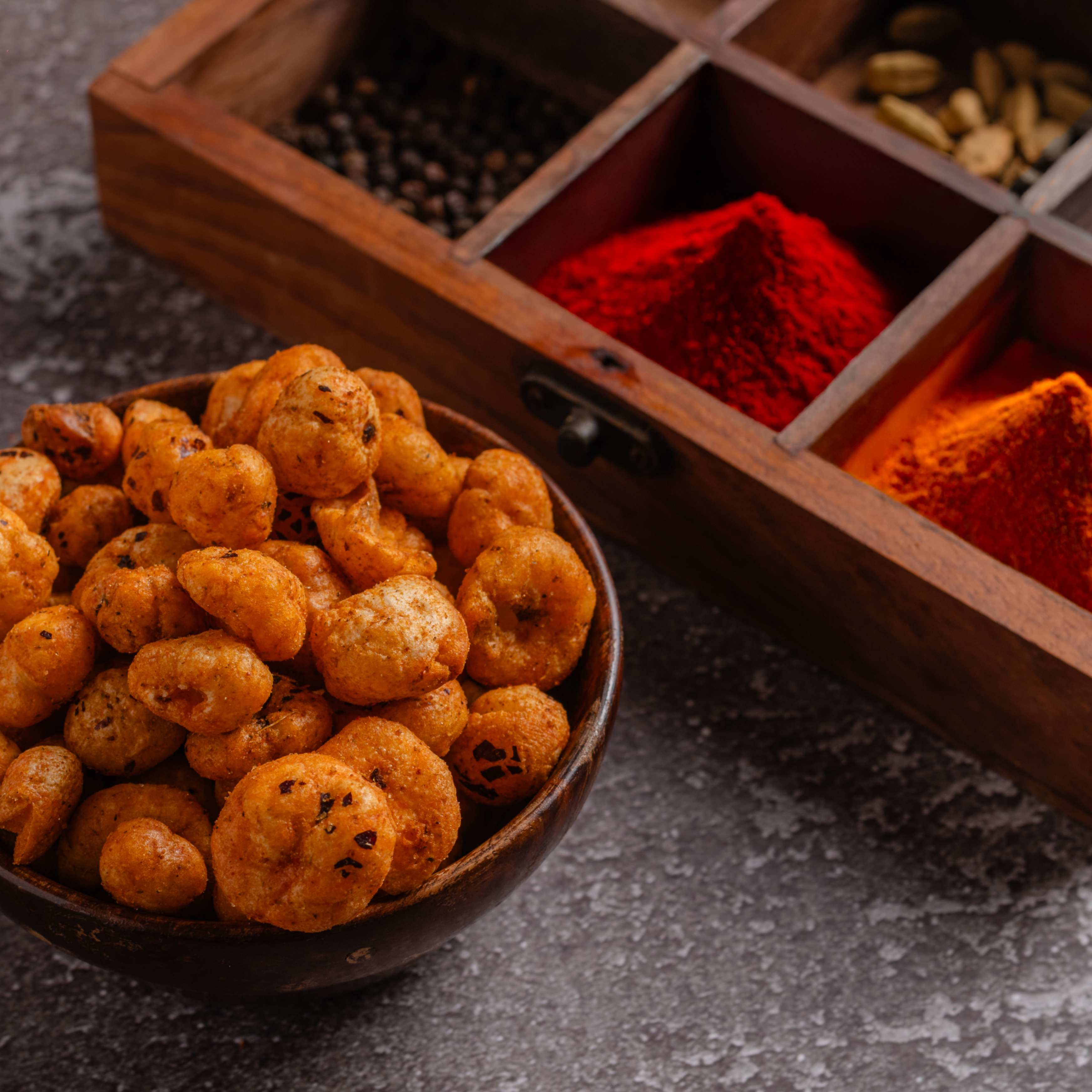 Buy Masala Lotus Seeds online from World of Mysore Pak. Spiced makhana with an extra kick of heat.