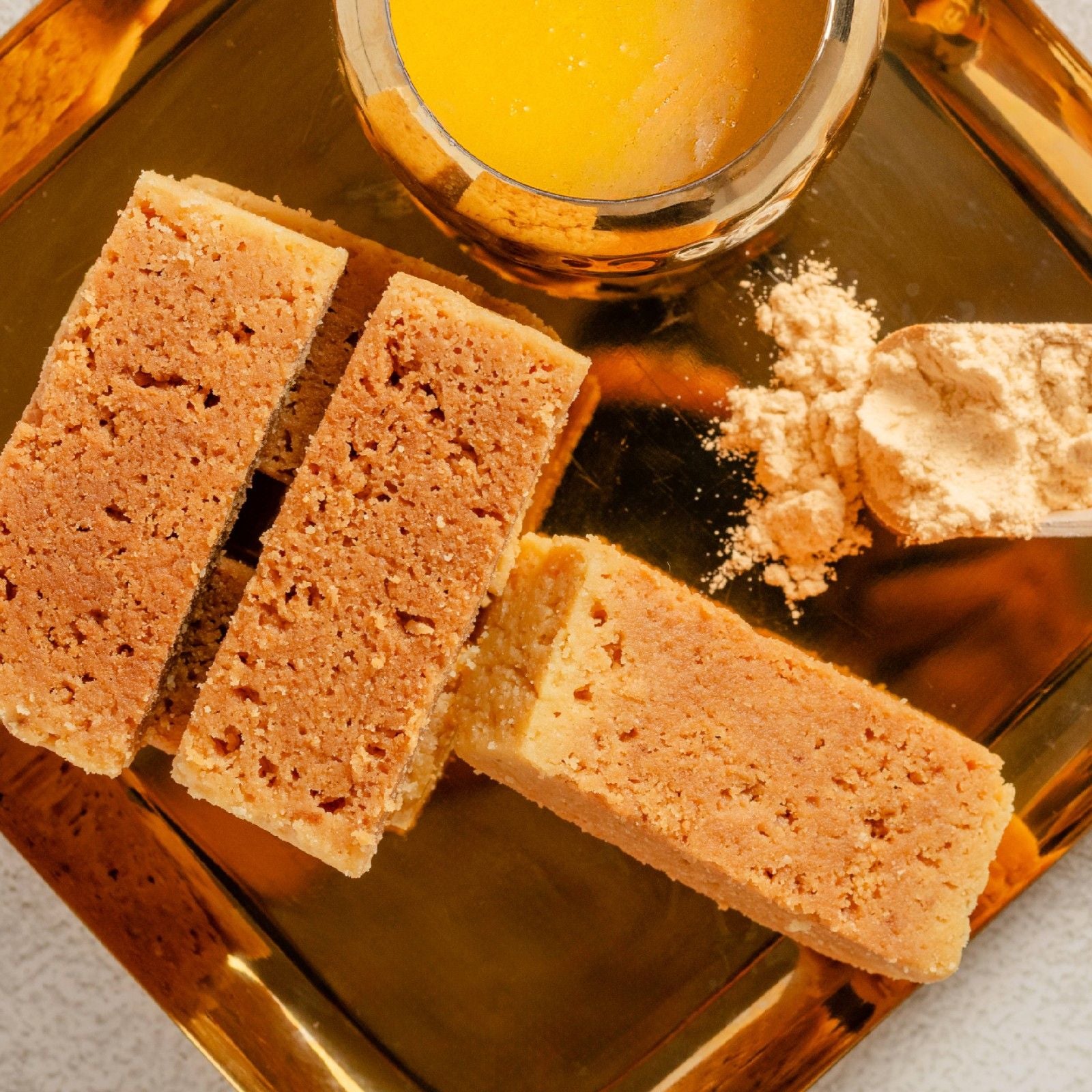 Buy ghee Traditional Mysore Pak online from World of Mysore Pak — wheat flour adds a wholesome bite to this treat.