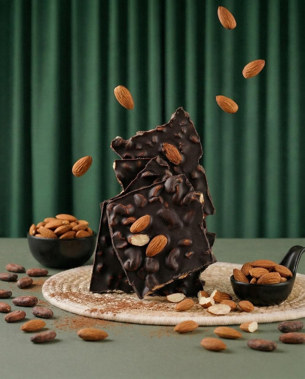 Roasted Almond Dark Chocolate