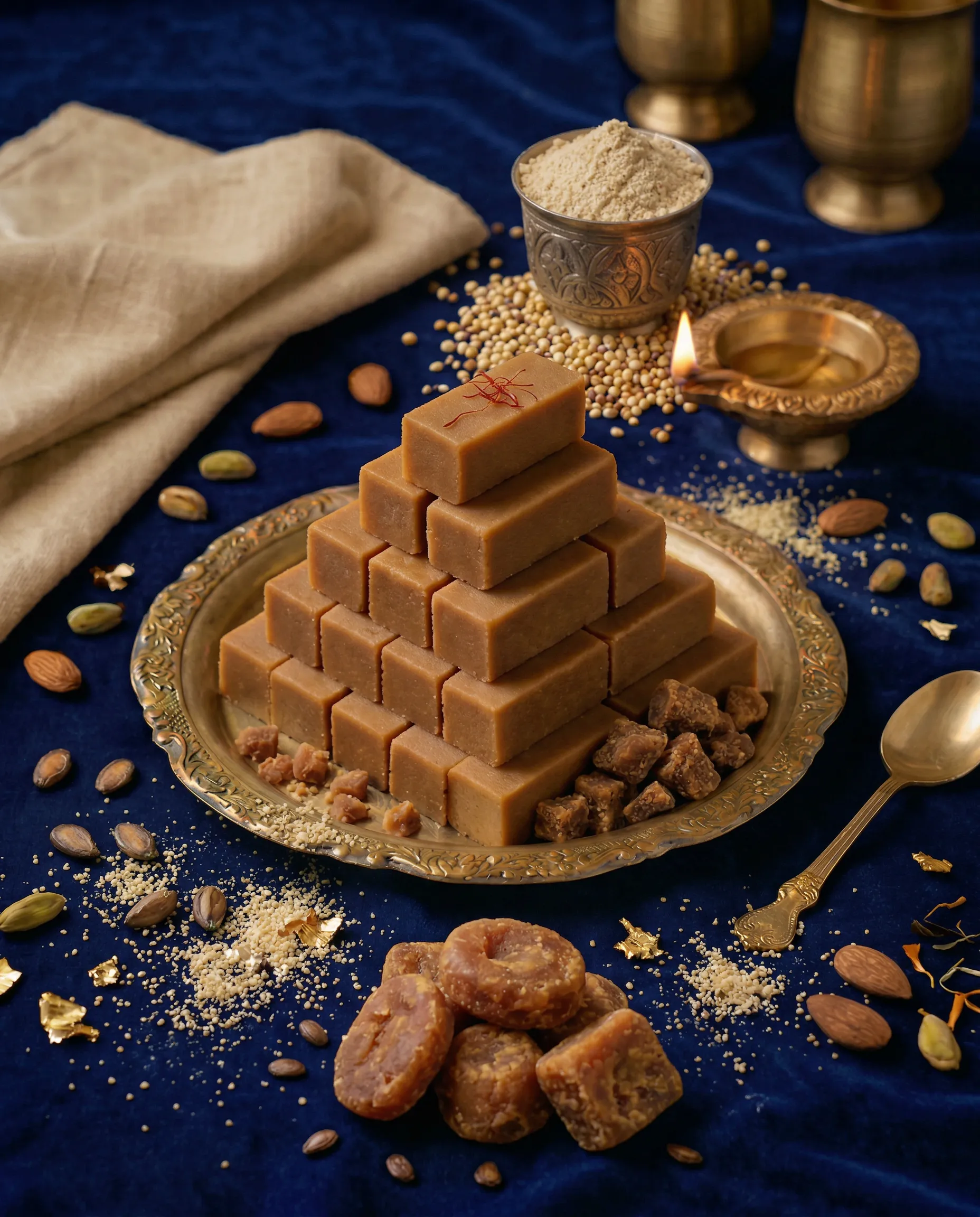 Jaggery Millet Mysore Pak