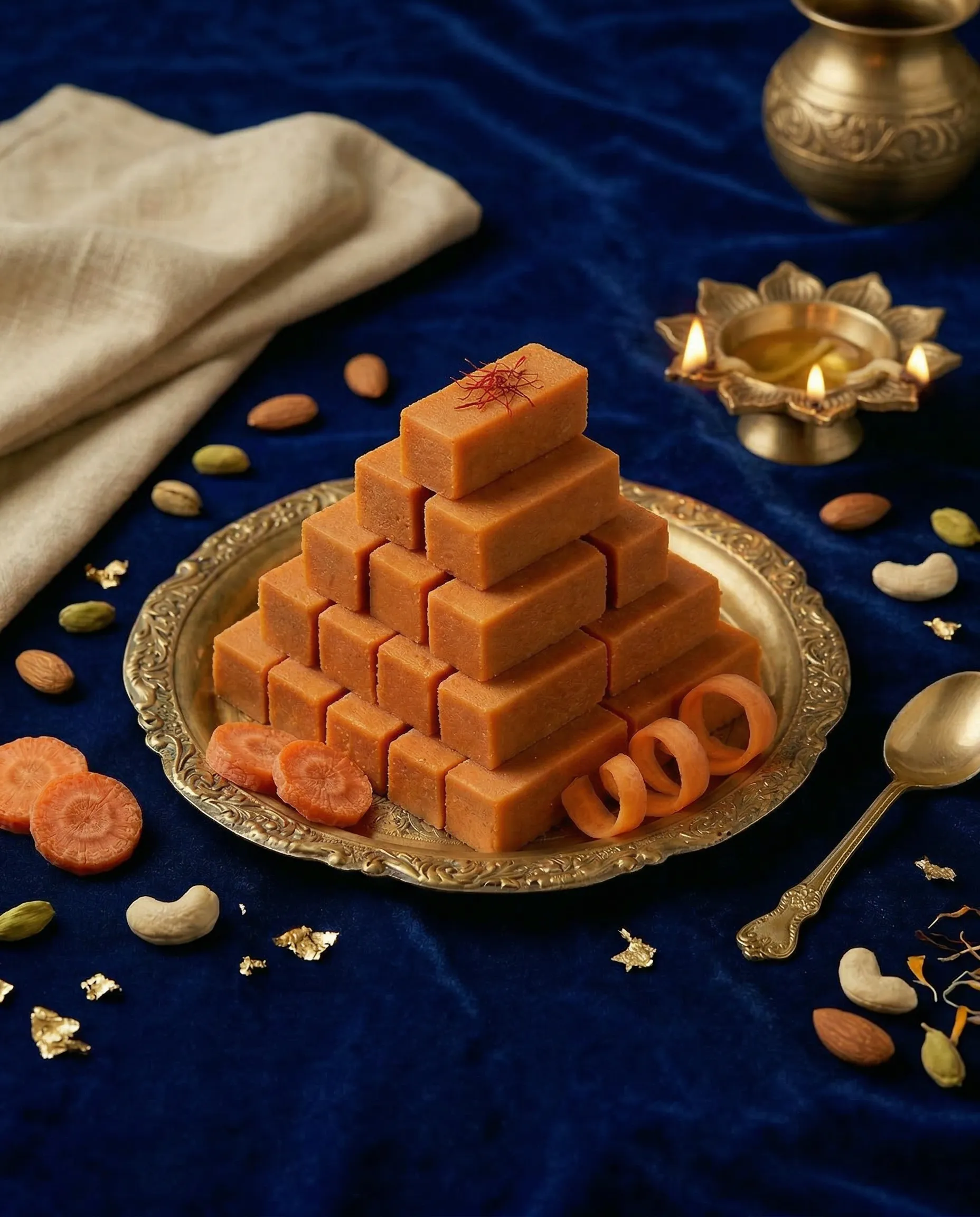 Carrot Mysore Pak