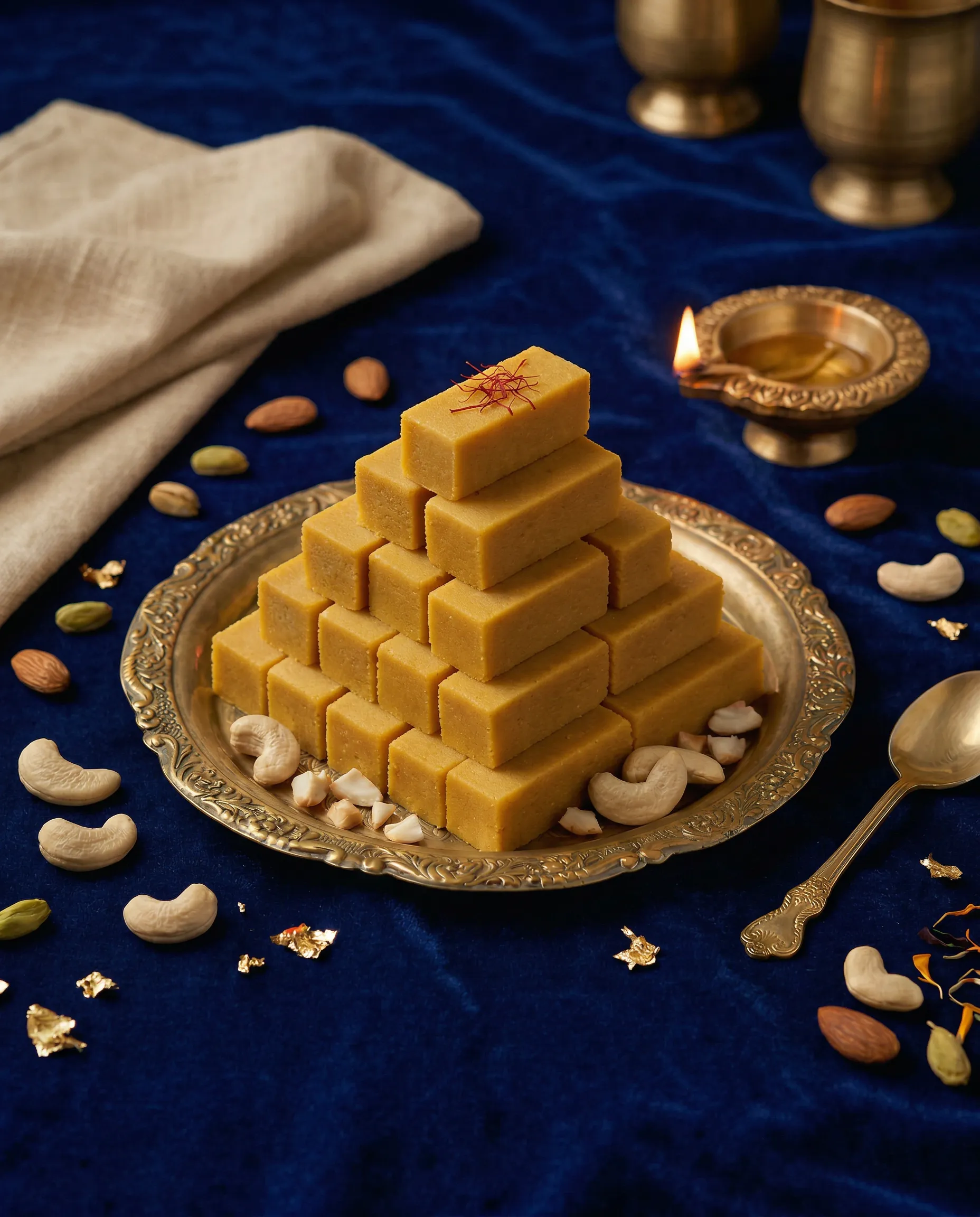 Kaju Mysore Pak