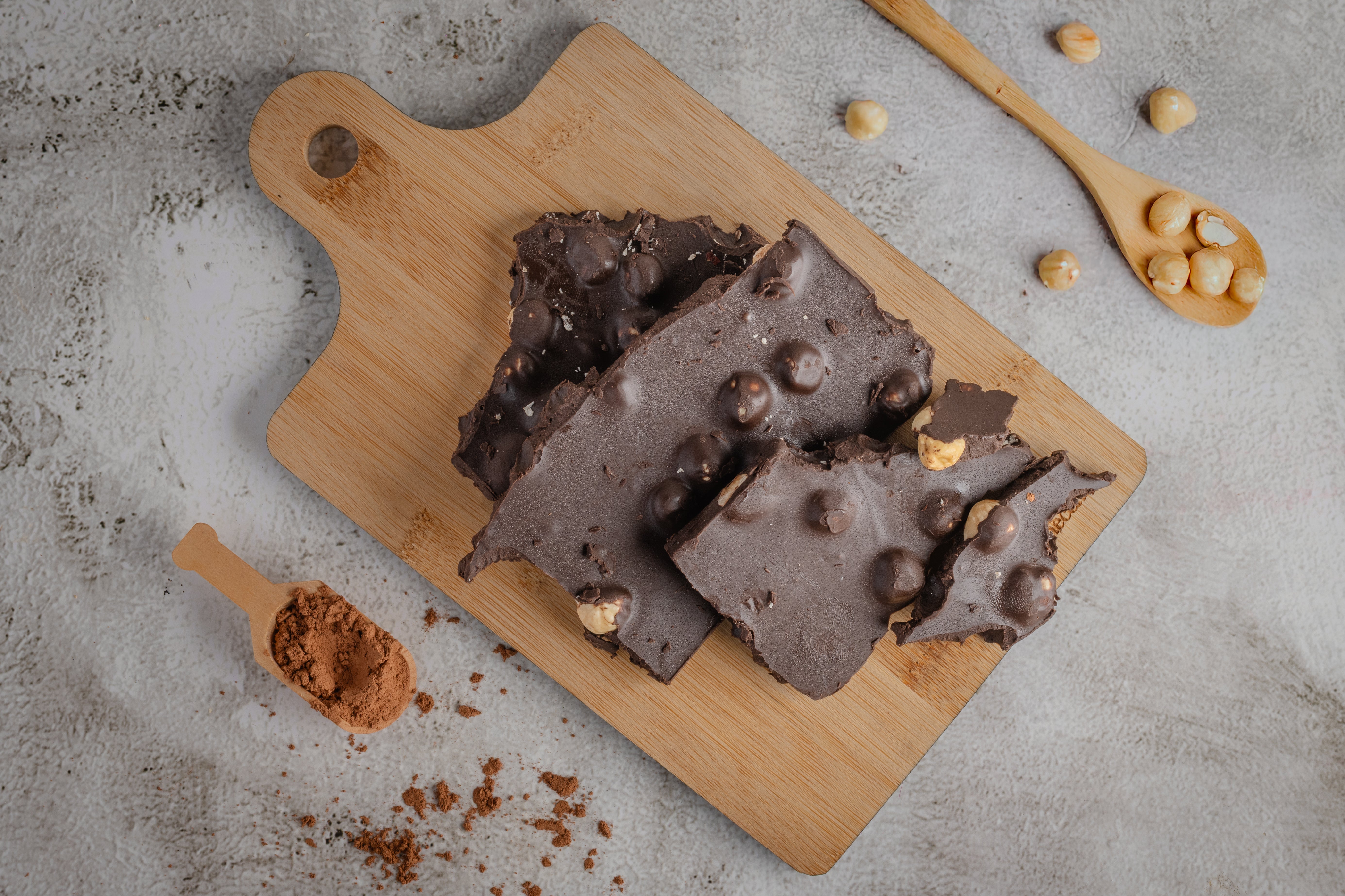 Buy best Hazelnut Chocolate—a classic blend of chocolate with hazelnuts, available online via World of Mysore Pak.