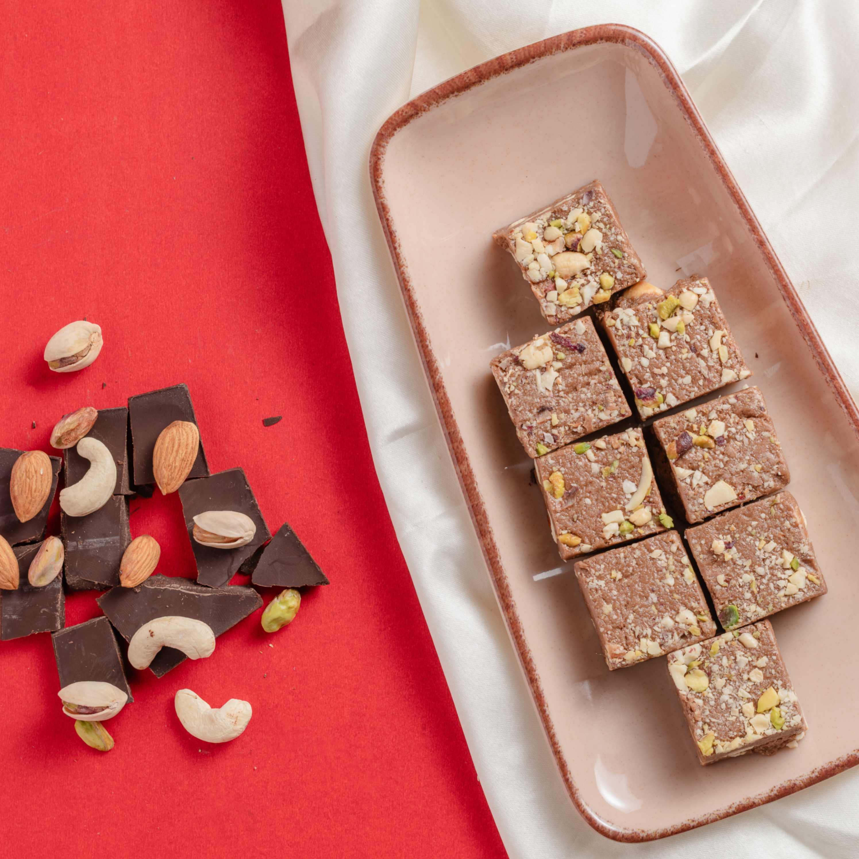 Buy smooth crunchy Choco Bites packed with ghee, cocoa  nuts online from World of Mysore Pak