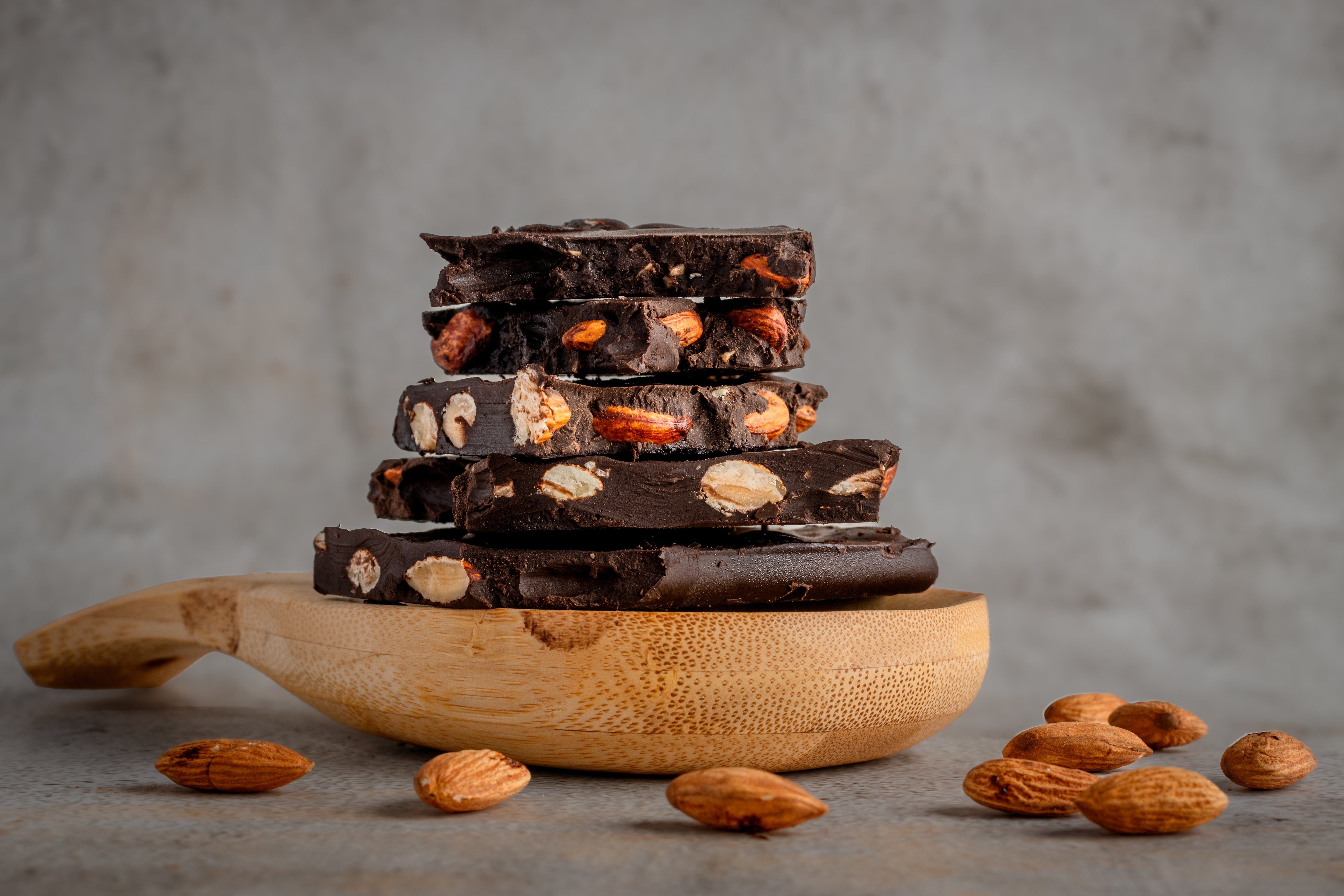 Buy Dark Chocolate with Roasted Almonds online from World of Mysore Pak – nutty, indulgent treat.