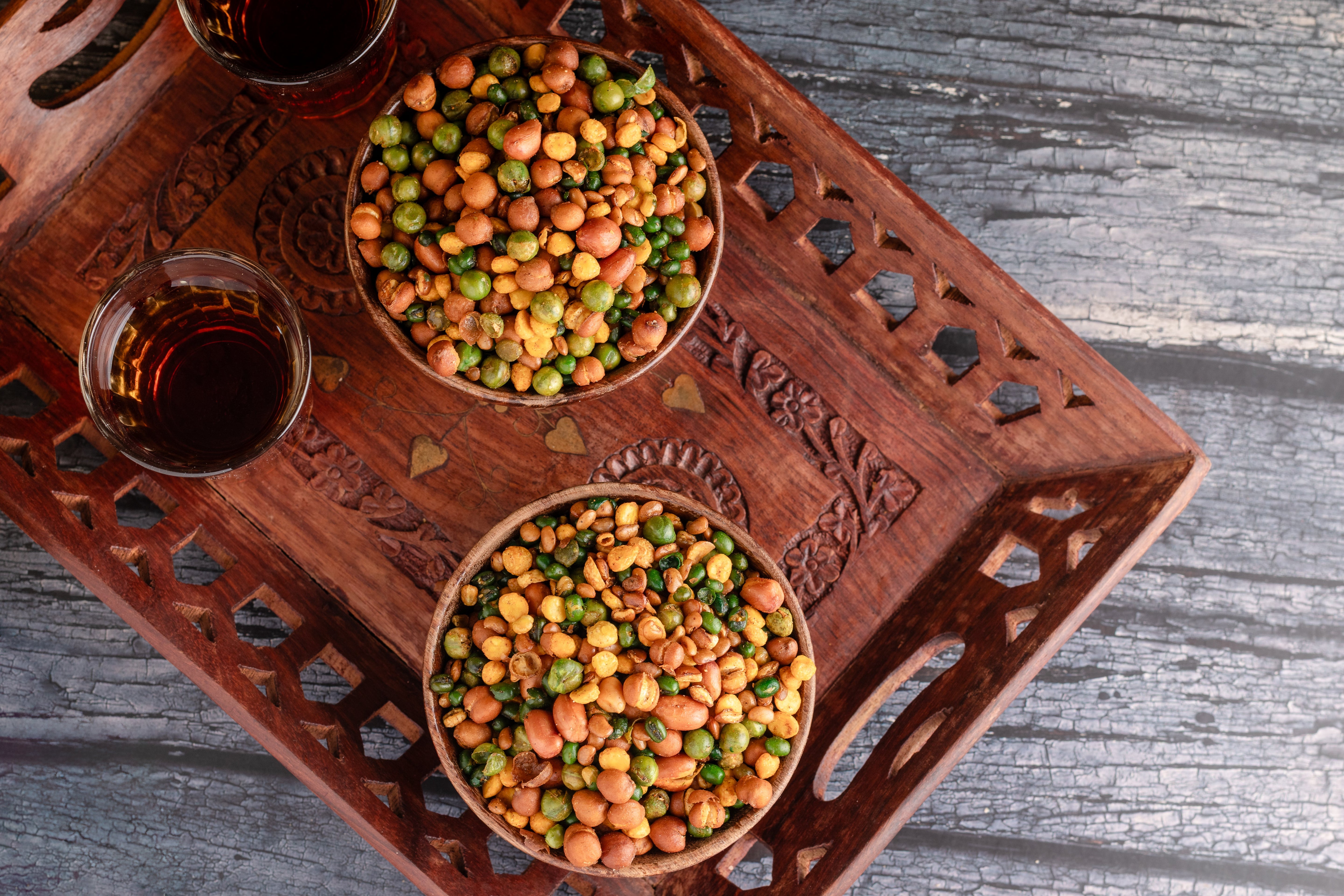 Buy Grains and Pulses online from World of Mysore Pak. A healthy tea-time snack seasoned with Indian spices.