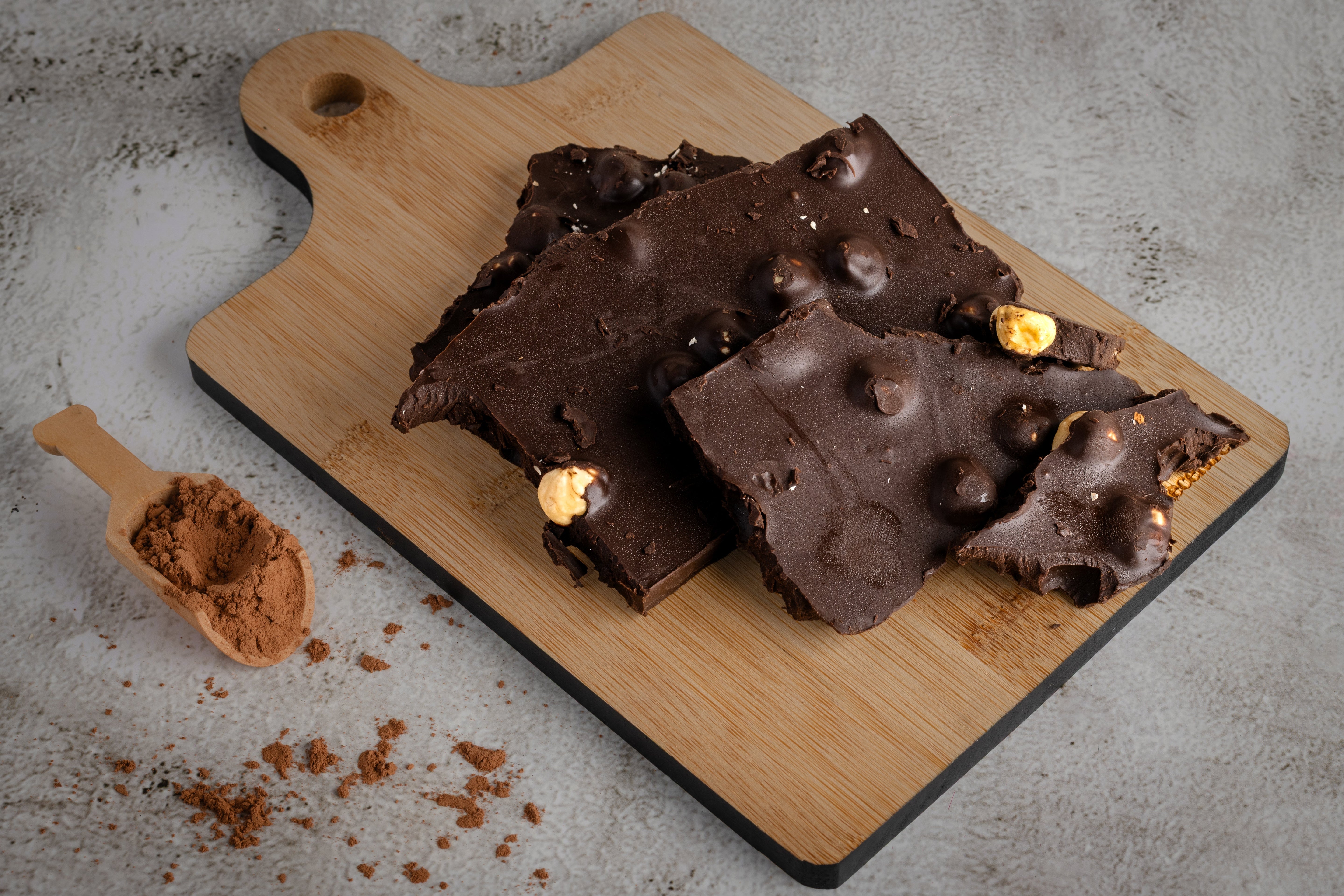 Buy Hazelnut Dark Chocolate for bold bites of flavor—order now online from World of Mysore Pak.