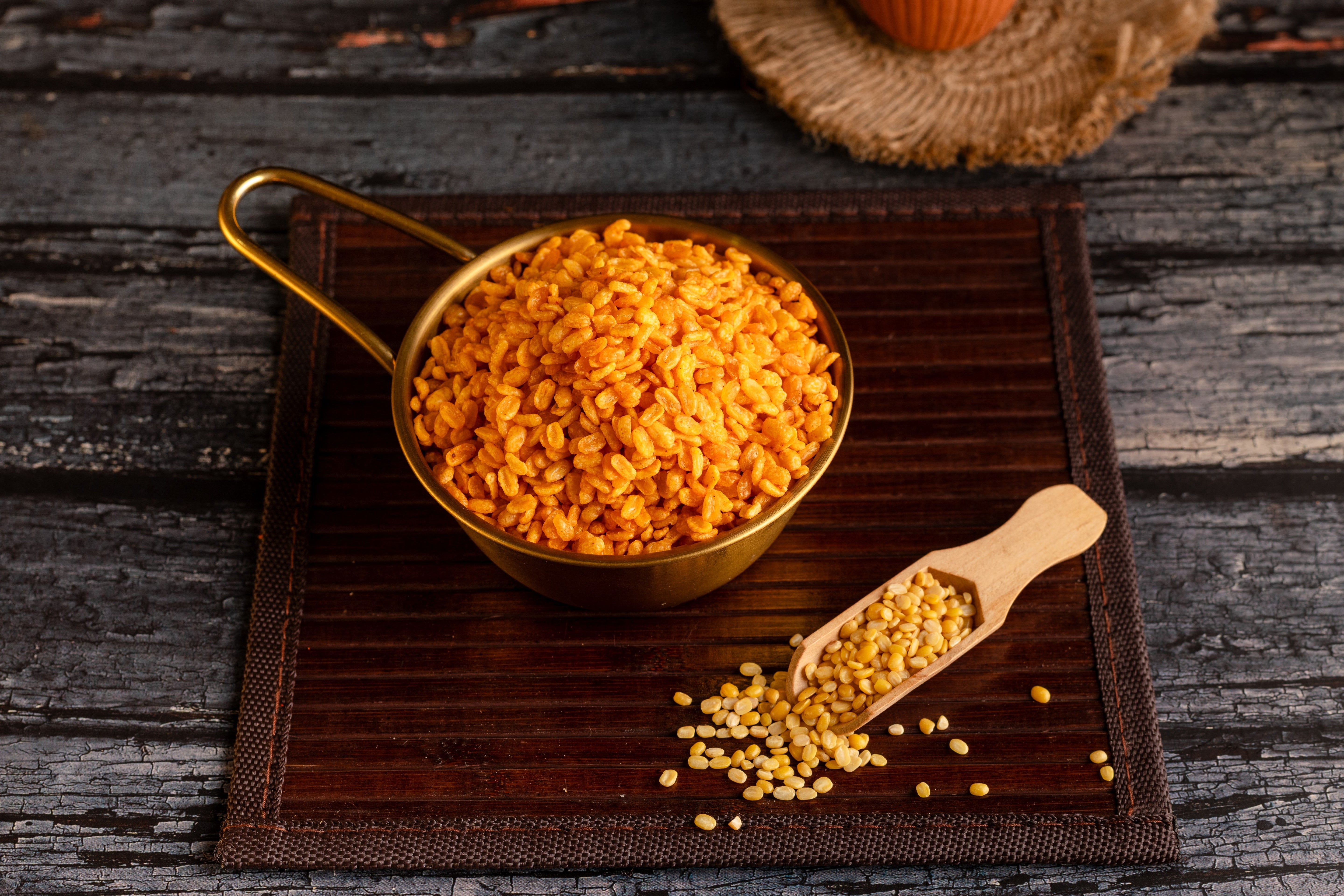 Buy Masala Moong Dal online from World of Mysore Pak. Crunchy moong snack coated in masala and tangy spice.
