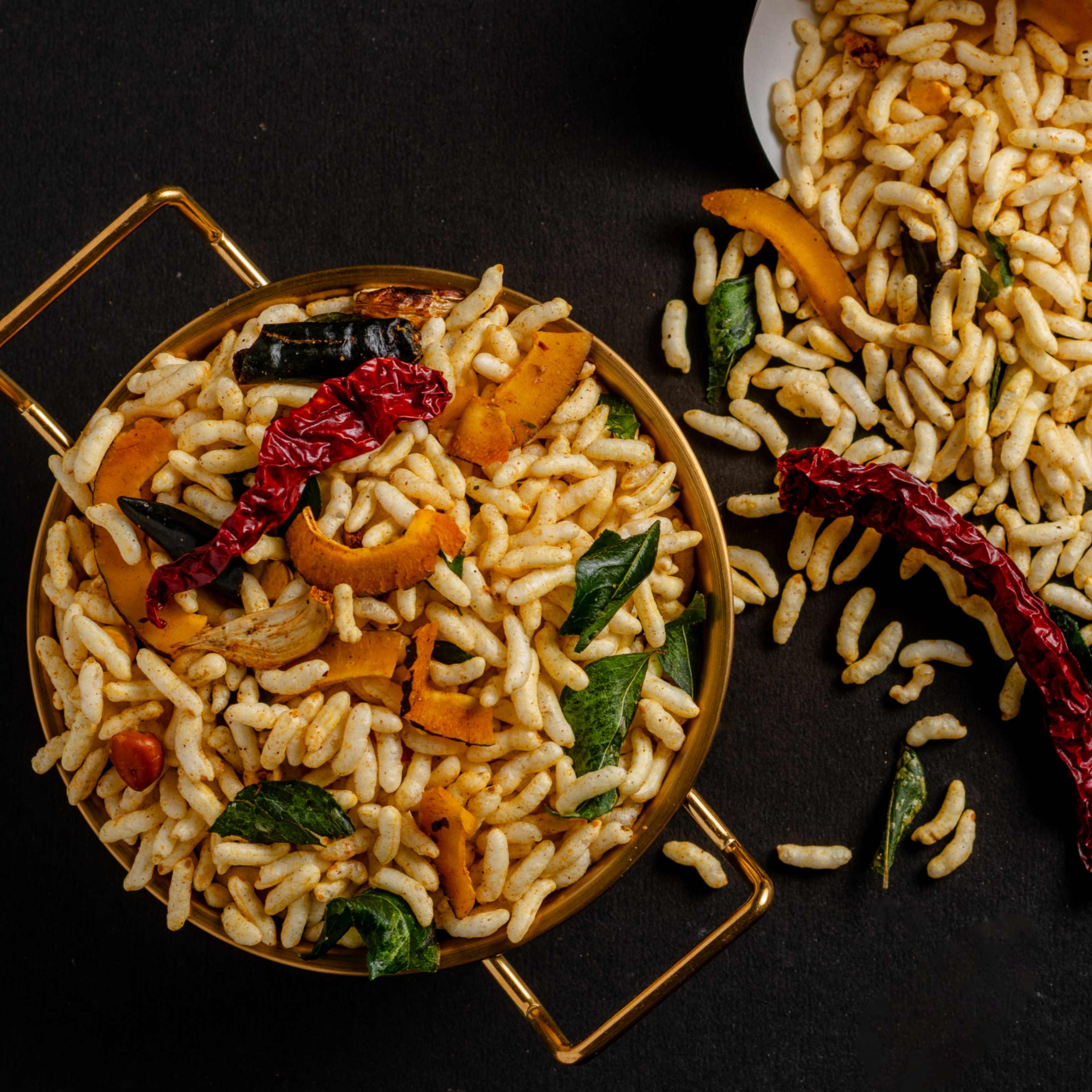 Buy Masala Puffed Rice online from World of Mysore Pak. A savory kadlepuri mix with crunch and spice.