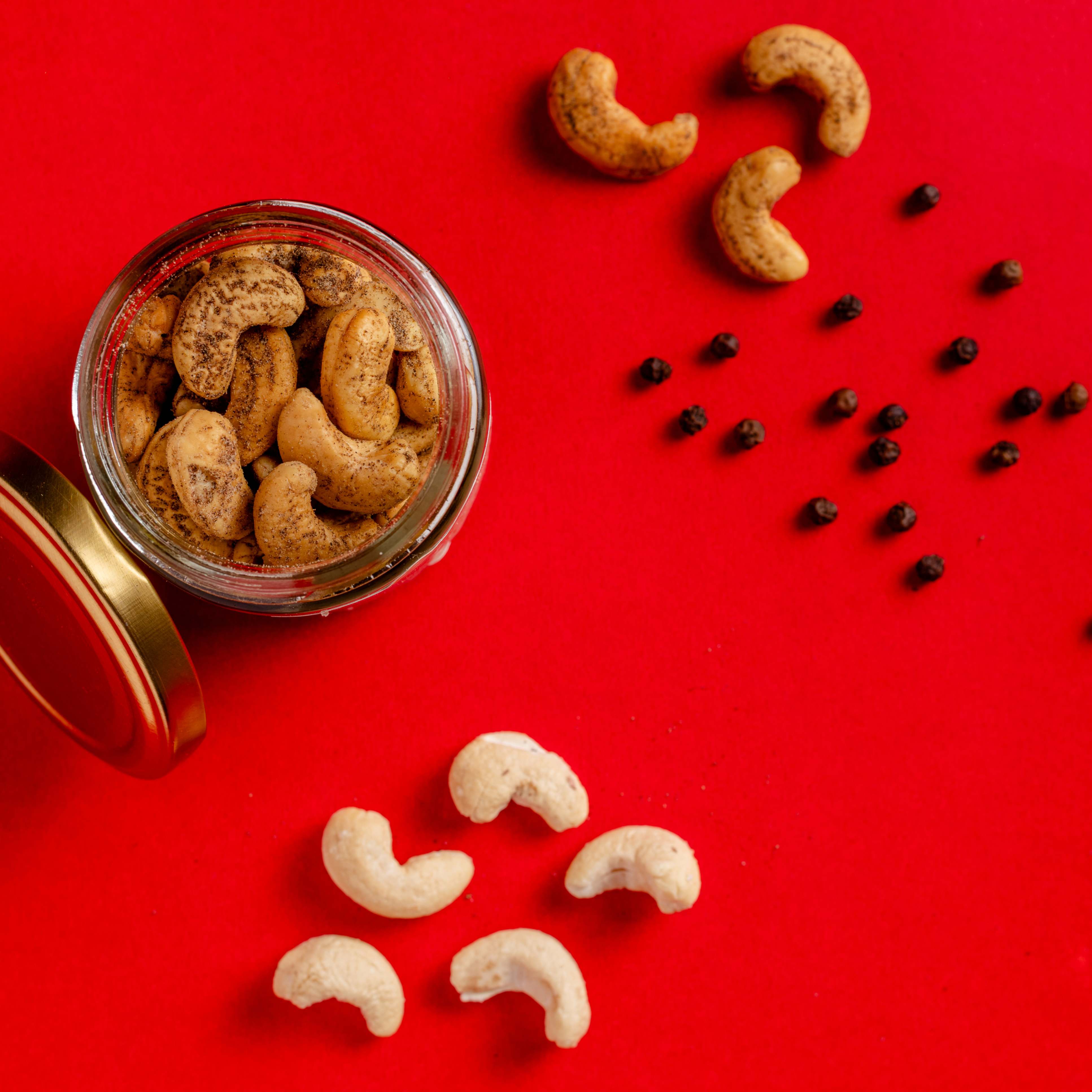 Buy Pepper Kaju online from World of Mysore Pak. A crisp and spicy cashew snack with earthy pepper flavor.