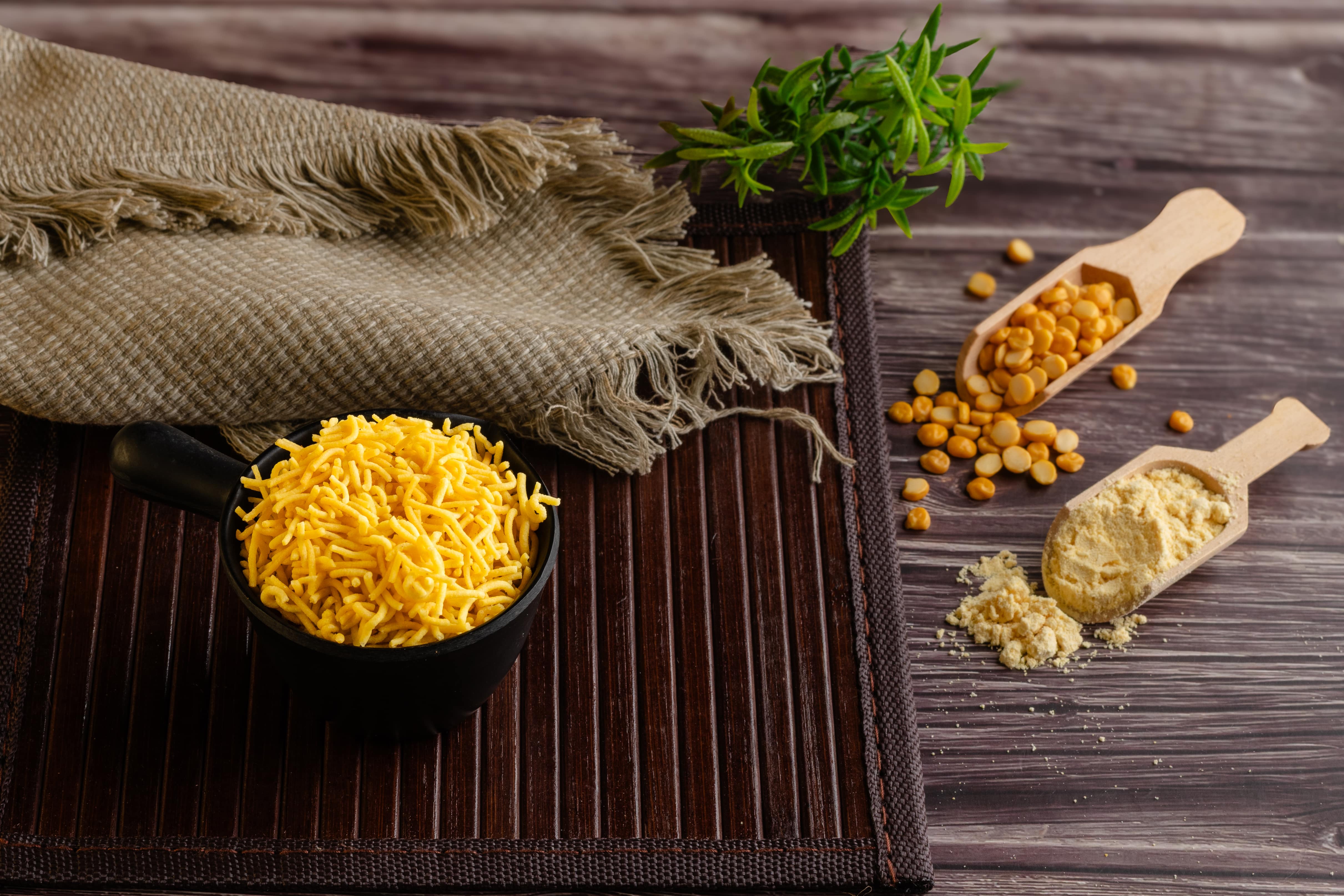 Buy Sev namkeen online from World of Mysore Pak. A crunchy topping for chaats and a flavorful standalone treat.