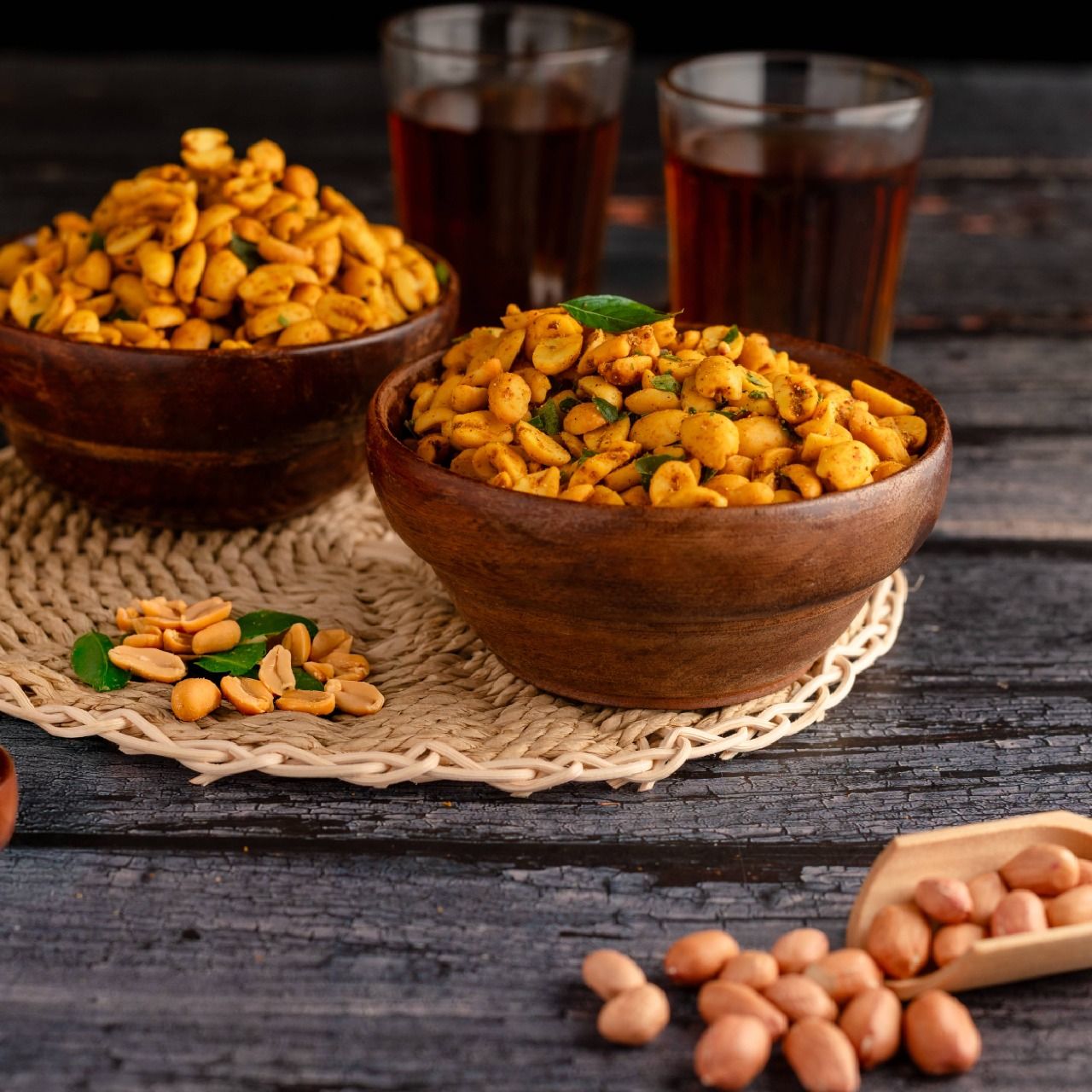 Buy tasty Peanut Snacks online from World of Mysore Pak. Crunchy split peanuts blend well with all groundnut snacks.