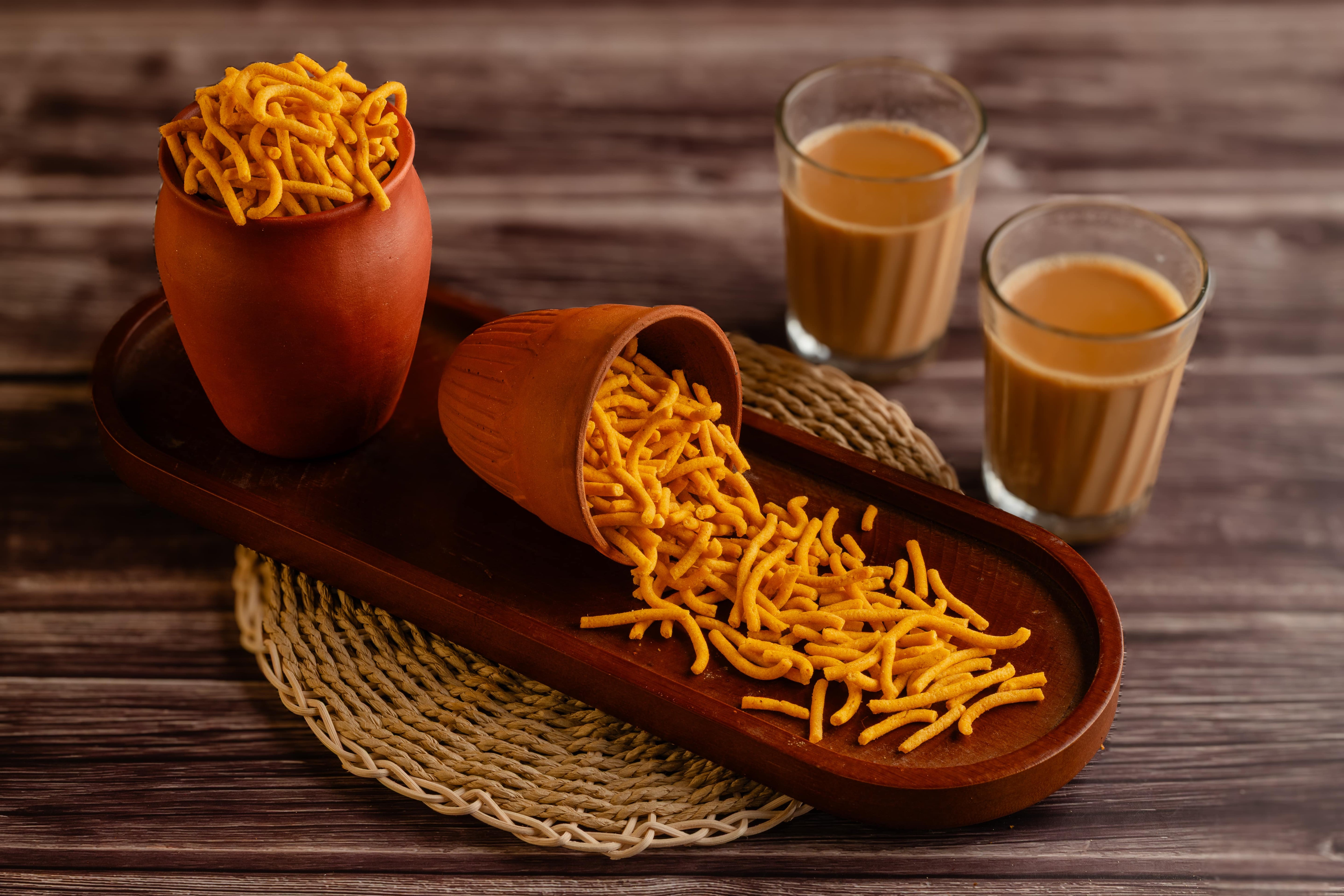 Buy Special Om Pudi online from World of Mysore Pak. Special ajwain sev with traditional flavor and digestive benefits.
